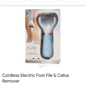 Cordless foot file callus remover for pedi!